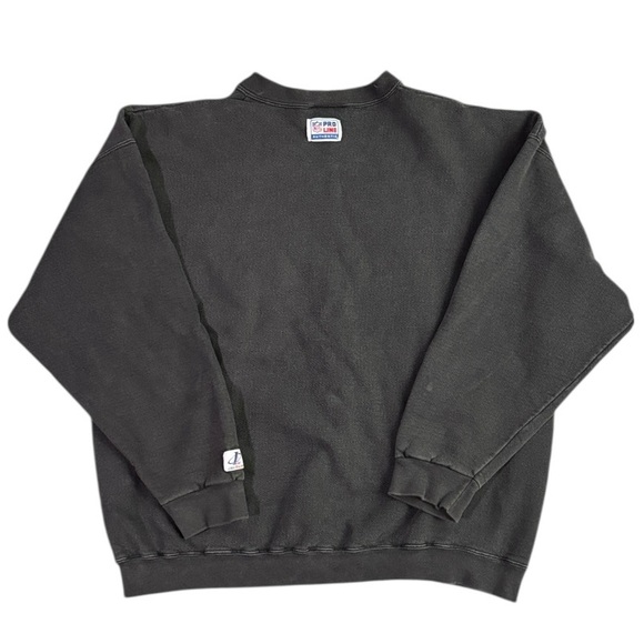 Vintage 90’s Pittsburgh Steelers USA Made Oversized Pullover Sweatshirt Men’s XL - Picture 6 of 11